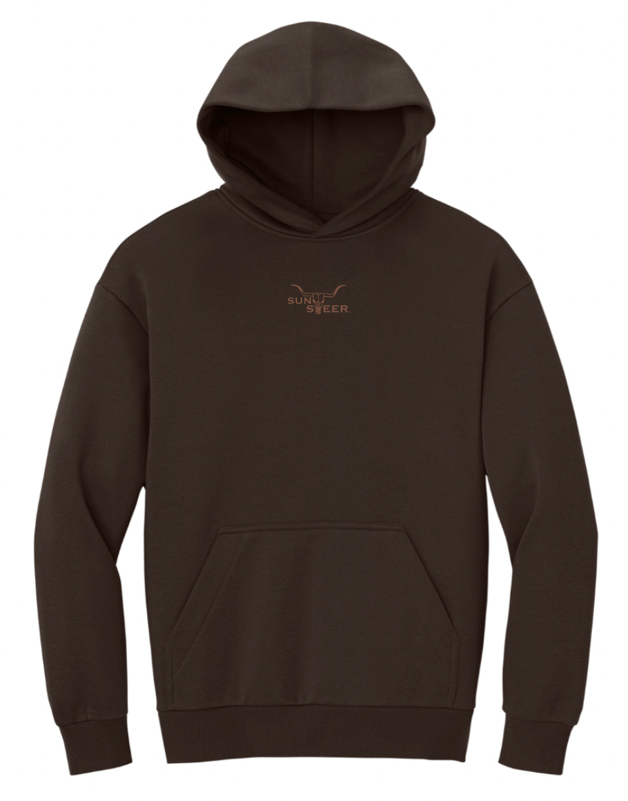 Oversized SSD Brand Hoodie -Brown