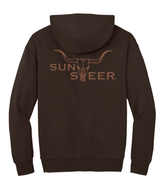 Oversized SSD Brand Hoodie -Brown