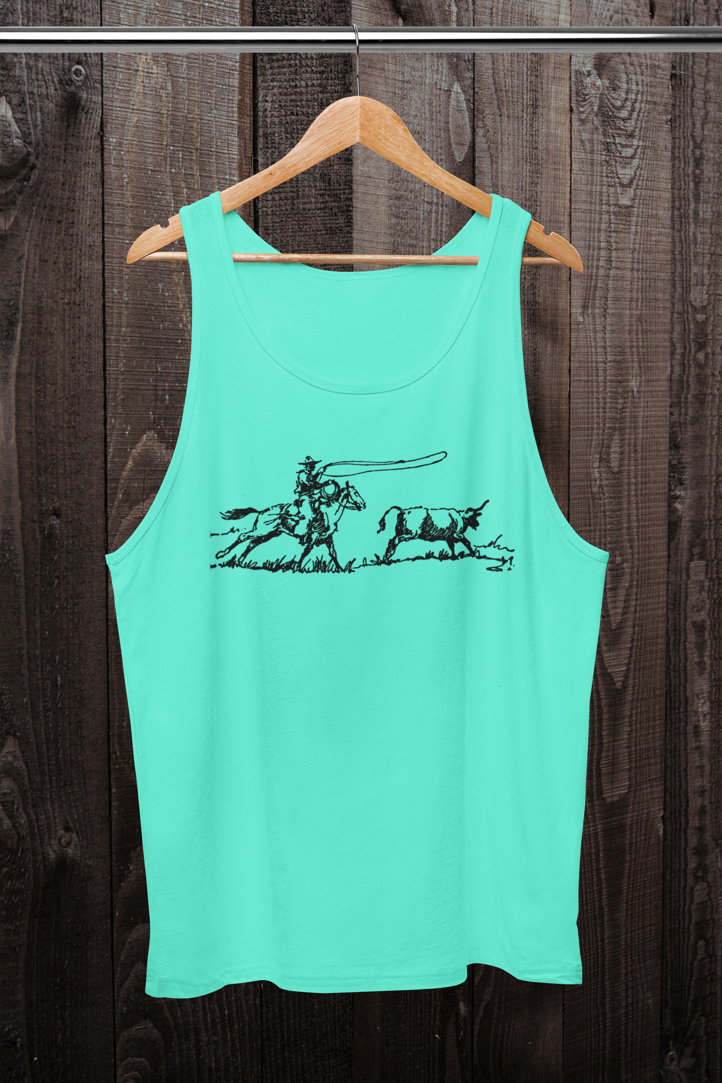 Roper Tank - Teal/Black