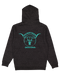 SSD Brand Black Leopard Hoodie -Teal