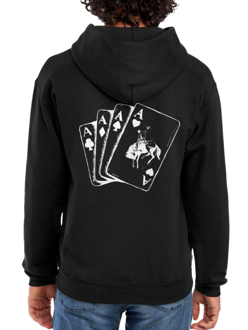 Aces Bronc Hoodie - Black