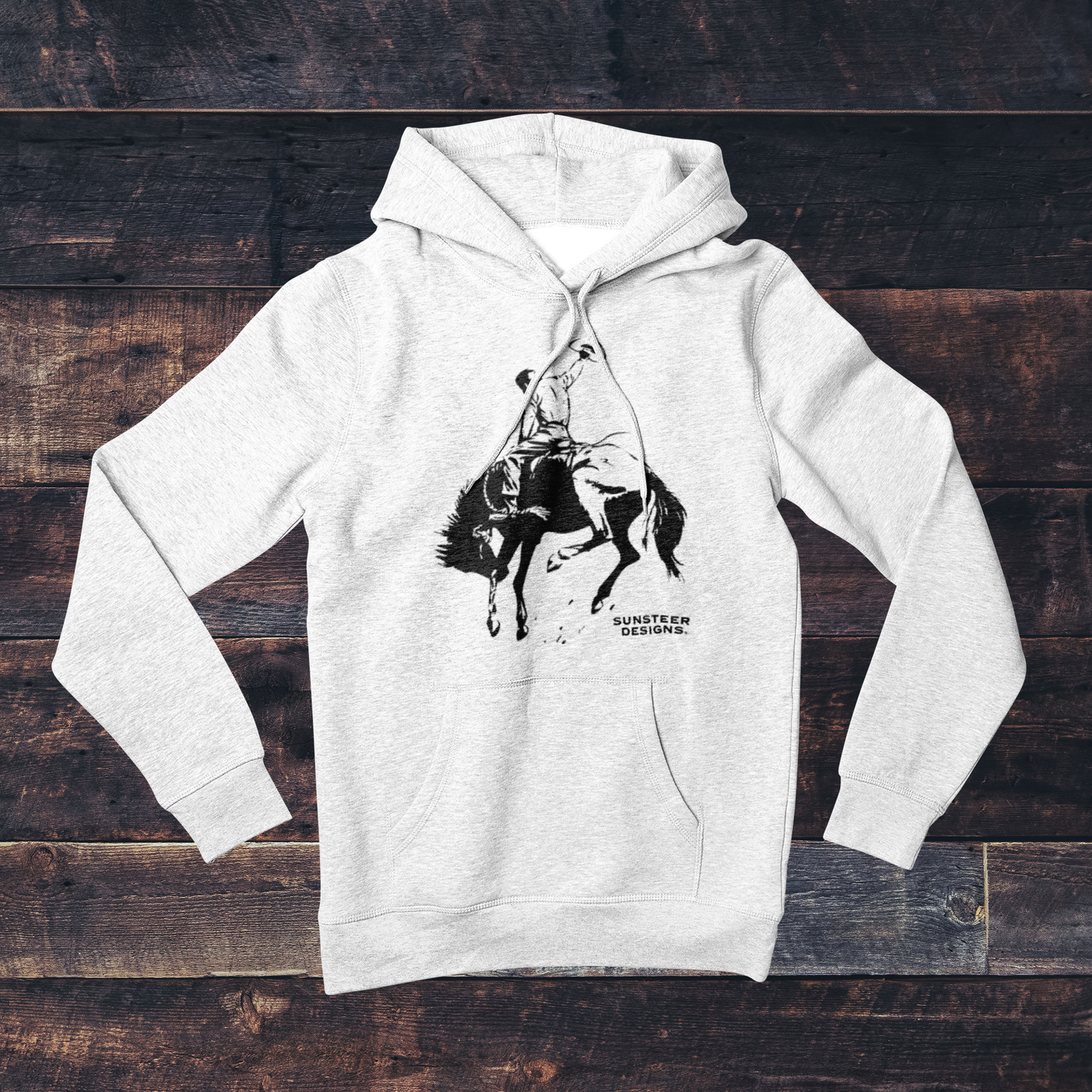 Bronc Hoodie -Ash